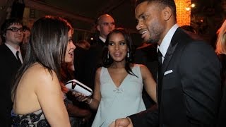 Kerry Washington Brings Her Husband To The Golden Globes [upl. by Aime]