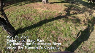 Pedernales State Park Fly fishing Trammells Crossing 20230515 [upl. by Groark153]