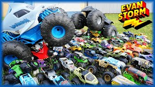 40 Minute of RC Monster Truck Compilation Challenge Events at the Beach and in Backyard [upl. by Paxton]