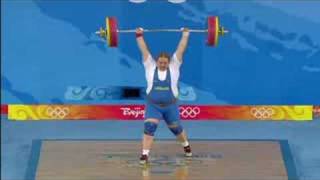 Womens Weightlifting  75KG  Beijing 2008 Summer Olympic Games [upl. by Ihc]