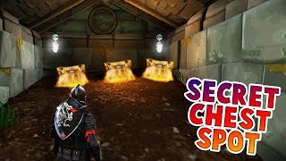 SECRET TUNNEL CHEST SPOT FOUND IN NEW MAP  SECRET UNDERGROUND LOOT FORTNITE BATTLE ROYALE [upl. by Carlstrom990]