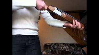 Fusil calibre 20 superposé un coup par canon chasse ball trap italien Bolognini [upl. by Hannad]