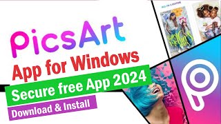 Picsart Photo Editor for Windows  Picsart Free download and install on Windows PC [upl. by Engelbert]