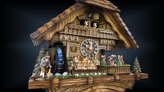 Real Running Water Cuckoo Clock [upl. by Tenrag474]