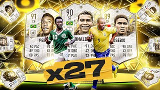 FIFA 22 27 x Guaranteed New Base Icon Upgrade Packs [upl. by Octavla]