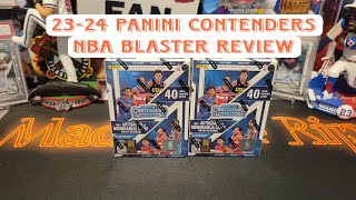 20232024 Panini Contenders NBA Blaster box review  Are these worth the chase [upl. by Dodie]