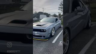 T I M E bagged challenger mopar scatpack hellcat fall mentalhealth dodge cars hemi fyp [upl. by Aihseken536]