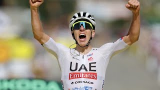 TOUR DE FRANCE 2024  Premier coup de force signé Pogacar vainqueur et en jaune après la 4e étape [upl. by Lenora]