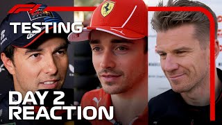 Drivers Day 2 Reaction  F1 PreSeason Testing 2024 [upl. by Horlacher196]