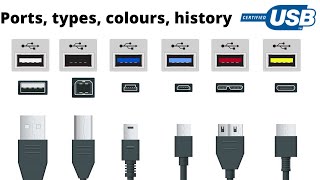 USB ports cables and colours explained [upl. by Glynnis165]