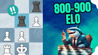 Chess Rating Climb 800900 ELO  Episode 1 [upl. by Anilrahc]