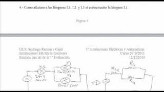 Examen parcial de la 1ª Evaluación Instalaciones Eléctricas Interiores parte 3 de 3 [upl. by Aronek611]