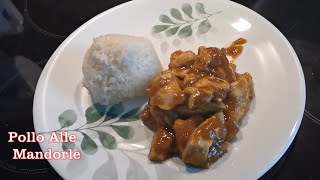 POLLO ALLE MANDORLE  Chicken Recipe tata cadavid [upl. by Rivard]