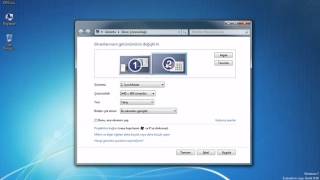 Windows 7 Eğitim Seti 57  Harici Ekran Ayarlarını Yapma [upl. by Norrehc199]