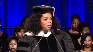 Oprah Winfrey Delivers Commencement Address to Class of 2012 [upl. by Vaden]