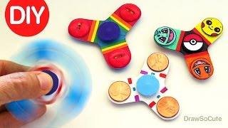 How to Make an Easy Fidget Spinner Toy [upl. by Brice]