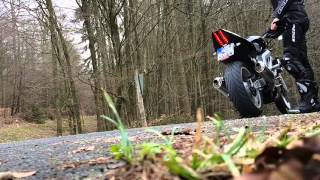 Suzuki SV1000 Sound Hurric Rac1 Exhaust Auspuff [upl. by Odnumyar]