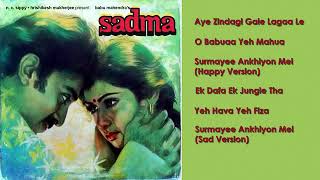 Sadma Movie Full Song Audio Jukebox lyrics Sri Devi Kamal Hushan Bollywood Hindi Song [upl. by Veta]