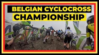 BELGIAN CHAMPIONSHIP CYCLOCROSS  MEULEBEKE  U17 GoPro FOOTAGE [upl. by Atenahs]