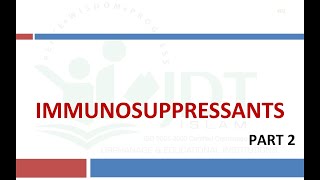 IMMUNOSUPPRESSANTS Part 2 Pharmacology Azathioprine Methotrexate Etanercept Infliximab [upl. by Sirrot]