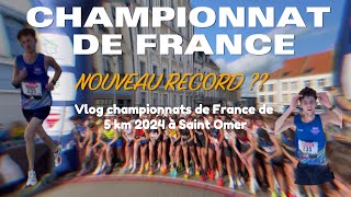 CHAMPIONNAT DE FRANCE DE 5KM A SAINT OMER  RECORD PERSO [upl. by Aruon]