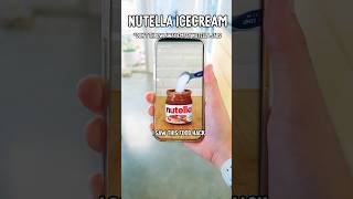 Dont Toss That Nutella Jar Make INSANE Nutella Ice Cream in MINUTES 2Ingredient Hack [upl. by Renat]