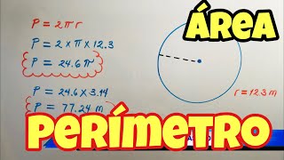 🛑🟨🟣 Calcular el ÁREA y PERÍMETRO de las FIGURAS GEOMÉTRICAS [upl. by Hazen]