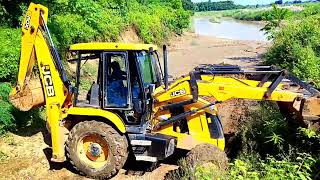 JCB dozer loading  JCB digger loading video  Jcb backhoe 4x4 3dx  jcb Dumper p33 [upl. by Gwendolyn486]