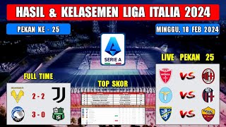 Hasil Liga Italia Tadi Malam  Hellas Verona Vs Juventus  Klasemen Liga Italia [upl. by Adnah]