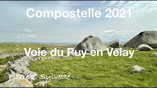 Compostelle 2021 Voie du Puy en Velay HD 1080p [upl. by Imorej]