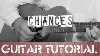 Chances  Backstreet Boys Guitar Tutorial [upl. by Anitsrihc]