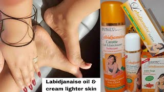 Bleaching Labidjanaise lightening carrot body cream amp Oil body treat get Softer skin [upl. by Siurad]