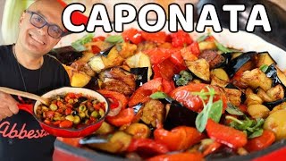 CAPONATA SICILIANA ricetta caponata di melanzane alla Siciliana [upl. by Bennion349]