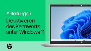 Kennwortanforderung beim Reaktivieren aus Energiesparmodus unter Win 11 deaktivieren  HP Support [upl. by Berey]