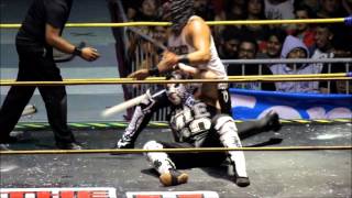 BESTIA 666 VS PENTAGON JR CAMPEONATO CRUSERO THE CRASH 2015 [upl. by Jaco813]