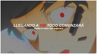 Mob Psycho 100 S2 Opening  999  Sub Español ft Goodlight1 『AMV』♡ [upl. by Hadsall62]