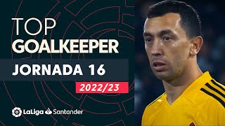 LaLiga Best Goalkeeper Jornada 16 Agustín Marchesín [upl. by Nylra]