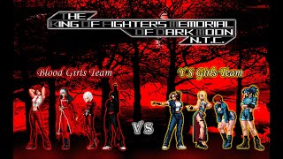 KOF The Dark Moon Blood Girls Team vs Yellow Shine Girls Team [upl. by Bekki]