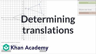 Formal translation tool example  Transformations  Geometry  Khan Academy [upl. by Vincent]