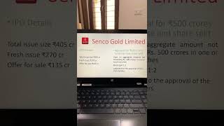 Senco gold share latest news Stock split Investment senco gold stock split ratio [upl. by Cher]