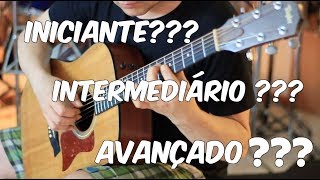 Violão Nível Iniciante Intermediário Avançado Descubra isso com Fabio Lima [upl. by Yraek]