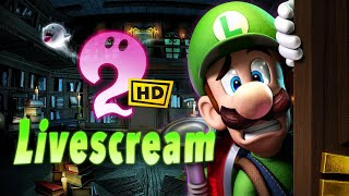 Lets Play Luigis Mansion 2  Livestream [upl. by Fotzsyzrk]