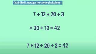 Calcul mental  regrouper les nombres pour calculer plus facilement  CE2 [upl. by Forkey]