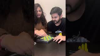 Let’s play most strategic game ever😊 boardgames couple games family cricket trending reels [upl. by Enawyd]