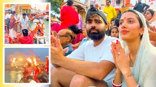 Ganga Aarti with Rawat Family  Haridwar Vlog [upl. by Duff864]