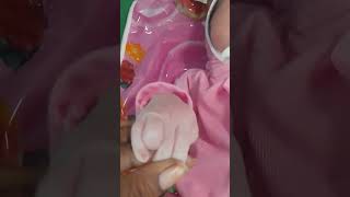 Newborn baby afterbirtfist crying shortvrailshortvideo [upl. by Amsirac]