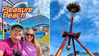 Great Yarmouth Pleasure Beach Vlog August 2023 [upl. by Zetnauq]