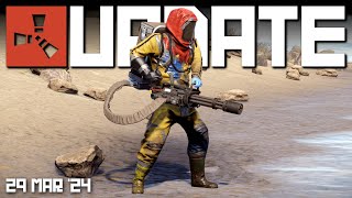 Miniguns Bradley scientists Anticheat improvements  Rust Update 29th March 2024 [upl. by Thgiled814]