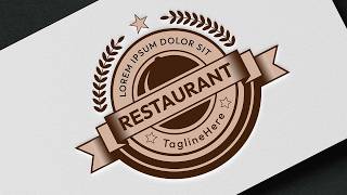 How to Create a Food and Restaurant Logo in Adobe Illustrator CC  StepbyStep Tutorial [upl. by Auot]