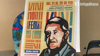 Se inaugura feria del libro en Texcoco en honor al Cronista Alejandro Contla Carmona [upl. by Tarkany186]